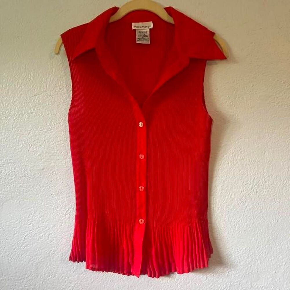 Unbranded Women's Red and Orange Blouse